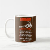 Funny Bauer Stundenlohn Landwirtschaft  Kaffeetasse (Links)