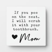 Funny Bauernhof Kinderzeichen Fotoplatte (Vorderseite)