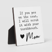 Funny Bauernhof Kinderzeichen Fotoplatte (Vorderseite)