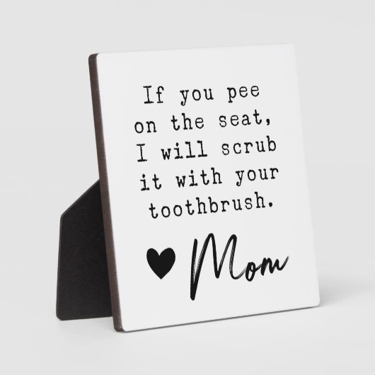 Funny Bauernhof Kinderzeichen Fotoplatte (Vorderseite)