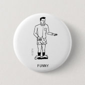 Funny - BAUMWOLLE Button (Vorderseite)
