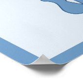 Funny Bawling Baby for Boy Poster (Ecke)