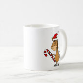 Funny Bay Horse in Santa Hat Christmas Kaffeetasse (VorderseiteRechts)