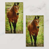 Funny Bay Horse Visitenkarte (Vorne/Hinten)