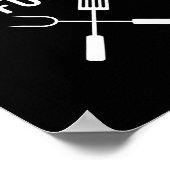 Funny Bbq Gift For Dads I'll Feed All You Ers  Poster (Ecke)