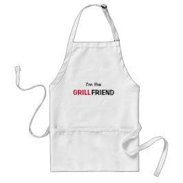 Funny BBQ Helper I'm The Grillfriend Girlfriend Schürze
