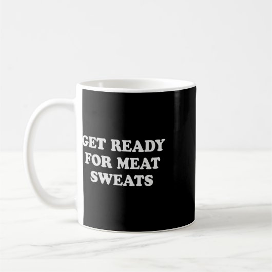 Funny Bbq Meat Sweats Grilling  Kaffeetasse (Links)