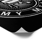 Funny Bbq Pit Reverse Flow Smoker Accessory Grill  Poster (Ecke)