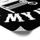 Funny Bbq T Reverse Flow Smoker Accessory Dad Gril Poster (Ecke)