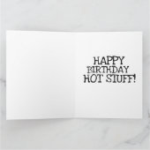 FUNNY BBW BIG GIRL BATHBEAUTY BIRTHDAY CARD KARTE (Innenseite)