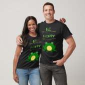 Funny Be Hoppy Frog Amphibian Pun T-Shirt (Unisex)