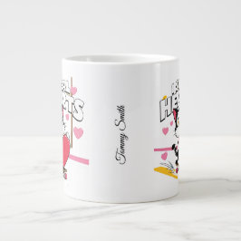Funny "Be My Valentine" für sie - Niedliches Gesch Jumbo-Tasse