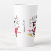 Funny "Be My Valentine" für sie - Niedliches Gesch Milchtasse (Vorderseite)