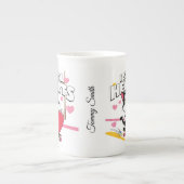 Funny "Be My Valentine" für sie - Niedliches Gesch Porzellantasse (Vorderseite)