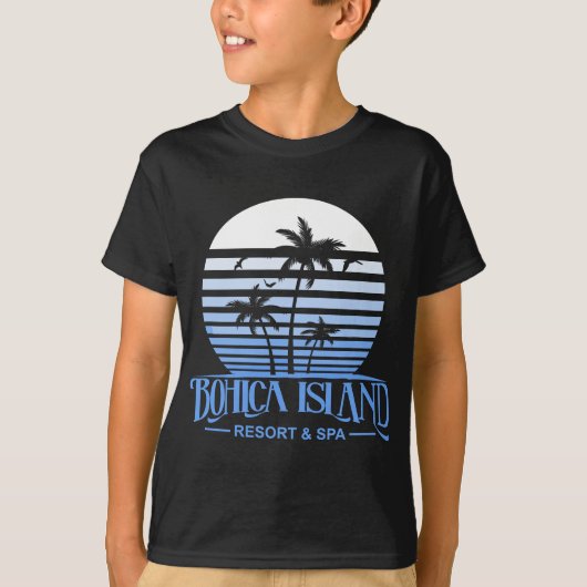 Funny Beach Bohica Island Resort and Wellness-Cent T-Shirt (Vorderseite)