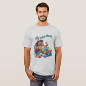 Funny Beach Bum Life ist zu kurzer Zitat-Spaß T-Shirt (Vorne ganz)
