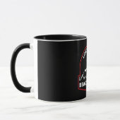 Funny Beach Fischen Tasse (Links)