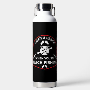 Funny Beach Fischen Trinkflasche