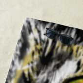 Funny Beach Handtuch mit Stalking Cat (Beispiel)