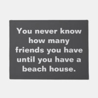 Funny Beach House Friends Sprichwort Zitat Black