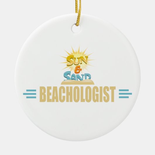 Funny Beach Keramikornament (Vorne)