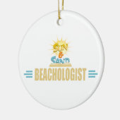 Funny Beach Keramikornament (Links)