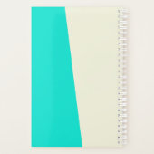 Funny Beach Lady Personalisierte Frauen Retro-Stil Planer (Rückseite)