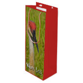 Funny Beach Lounge Ristorante da Valentino Geschenktüte Für Weinflaschen (Vorderseite Schrägansicht)