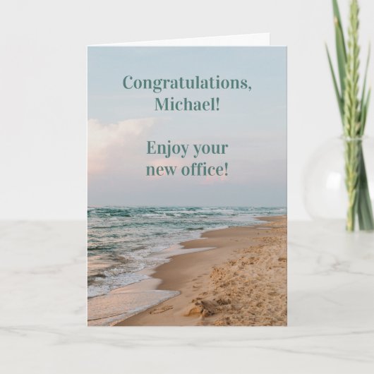 Funny Beach Retirement Card Karte (Vorderseite)