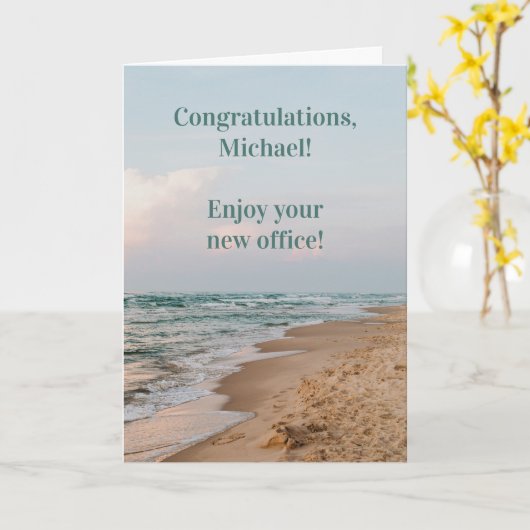 Funny Beach Retirement Card Karte (Gelbe Blume)