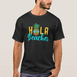 Funny Beach Urlaub Familie Girls Tour Sommer Hola T-Shirt