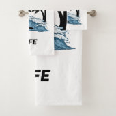 Funny Beach Wave Badhandtuch Set (Insitu)