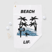 Funny Beach Wave Golfhandtuch (Insitu)