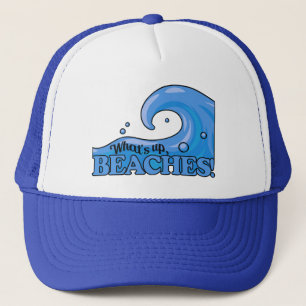 Funny Beach Wave hat Truckerkappe