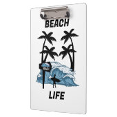 Funny Beach Wave Klemmbrett (Links)