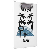 Funny Beach Wave Klemmbrett (Rechts)