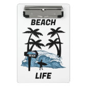 Funny Beach Wave Mini Klemmbrett (Vorderseite)