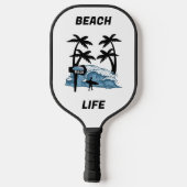 Funny Beach Wave Pickleball Schläger (Rückseite)