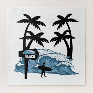 Funny Beach Wave Puzzle