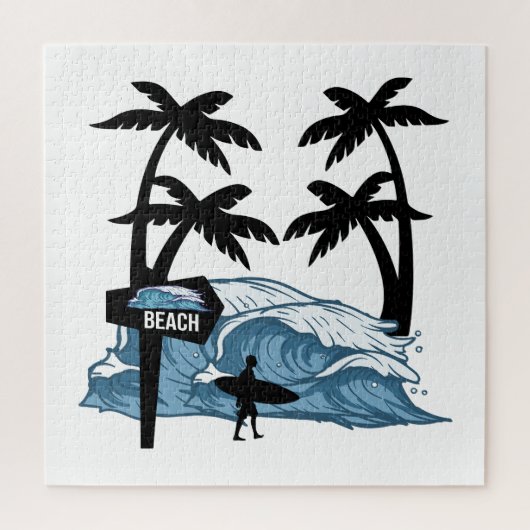 Funny Beach Wave Puzzle (Vertikal)