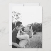 Funny Beach Wedding Foto Save the Date (Rückseite)