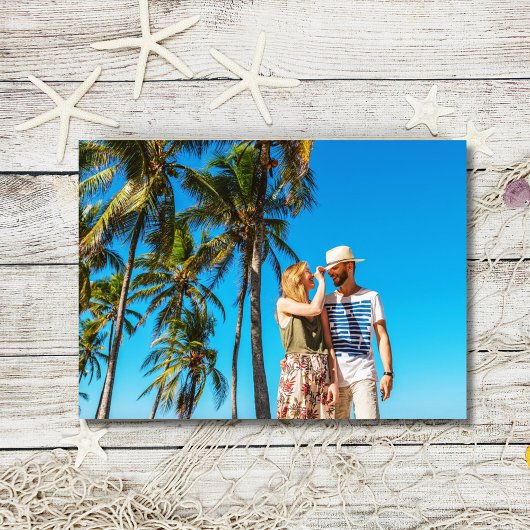 Funny Beach Wedding Foto Save the Date