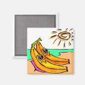 Funny Beach Wedding Idee Magnet (Vorderseite/Rückseite)