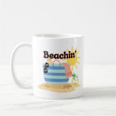 Funny Beachin Kaffeetasse (Links)