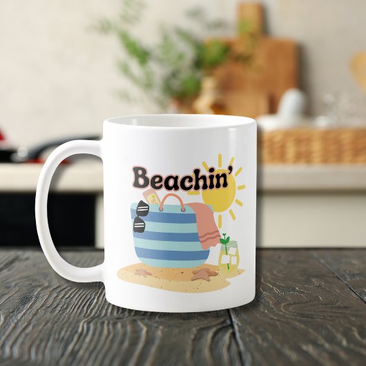 Funny Beachin Kaffeetasse