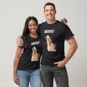 Funny Beagle, AROOO Hund Lover T-Shirt (Unisex)