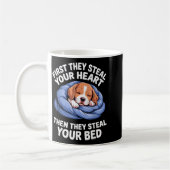 Funny Beagle Design For Men Women Hound Beagle Dog Kaffeetasse (Links)