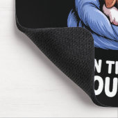 Funny Beagle Design For Men Women Hound Beagle Dog Mousepad (Ecke)