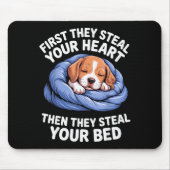 Funny Beagle Design For Men Women Hound Beagle Dog Mousepad (Vorne)