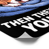 Funny Beagle Design For Men Women Hound Beagle Dog Poster (Ecke)